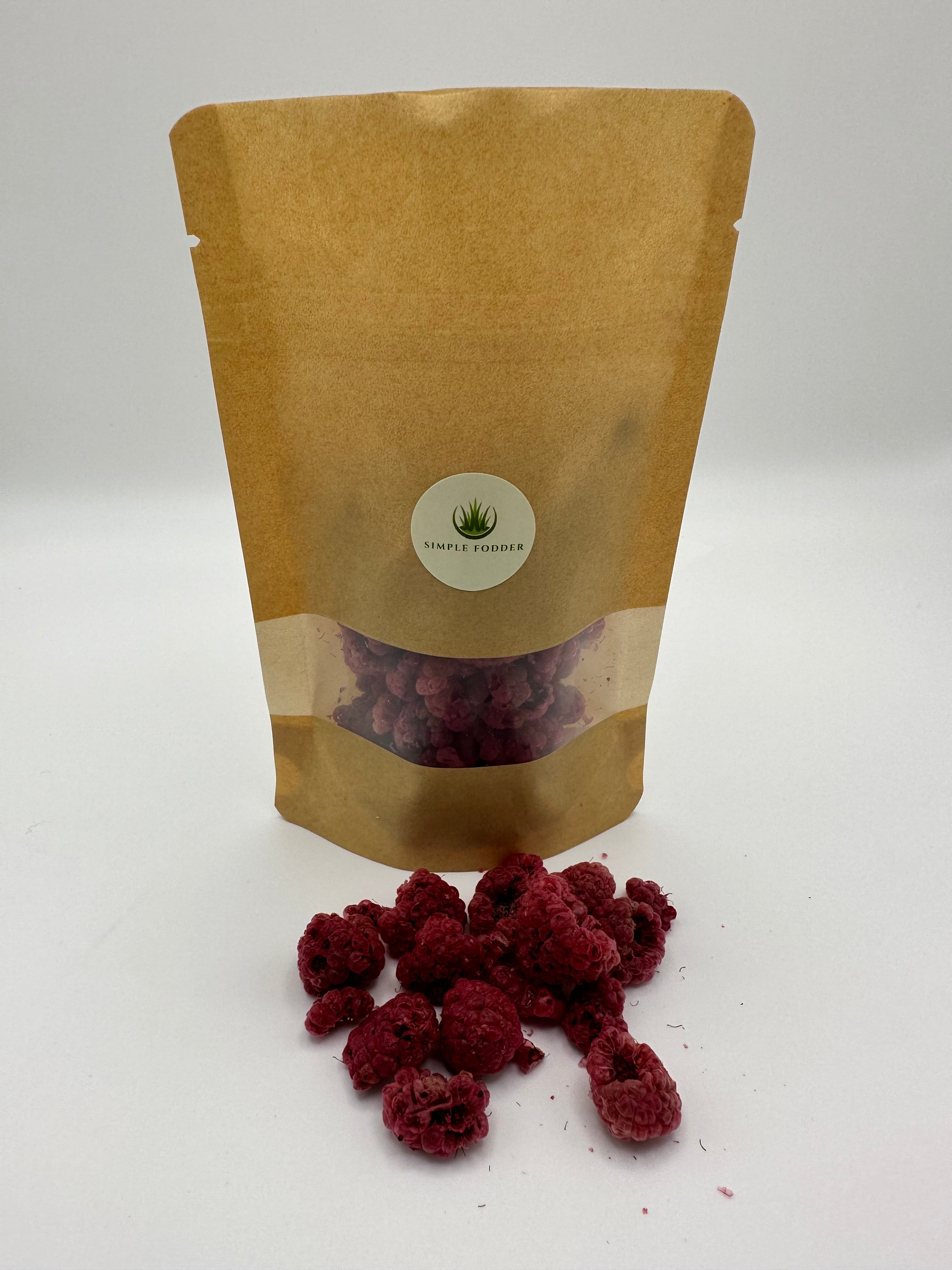 Dried Raspberry Close Up Dried Raspberries – Simple Fodder