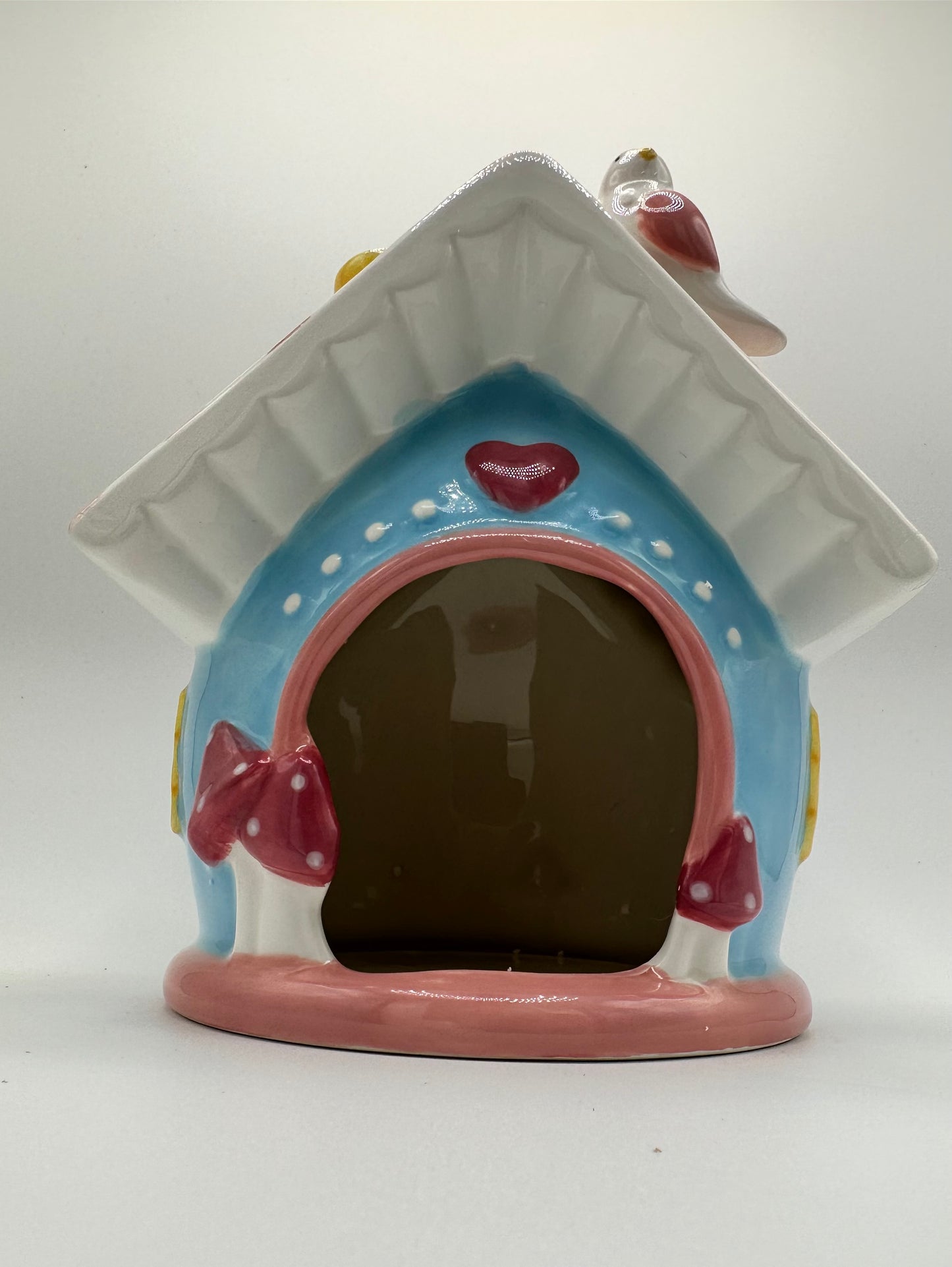 Ceramic Hide Pink Fairy House