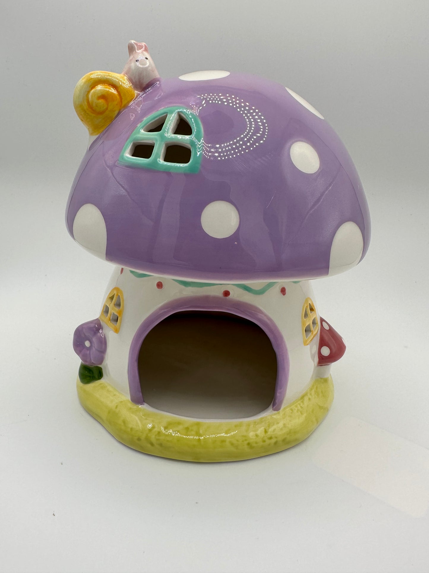 Ceramic Hide Purple Fairy Mushroom