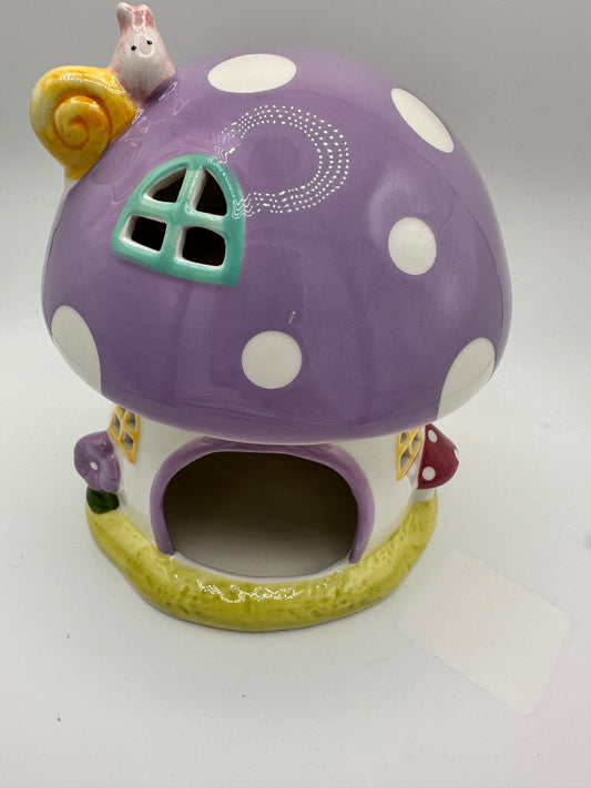 Ceramic Hide Purple Fairy Mushroom